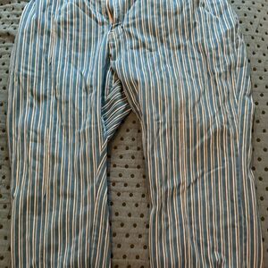 Big Bud Press Men's Striped Blue and White Pants